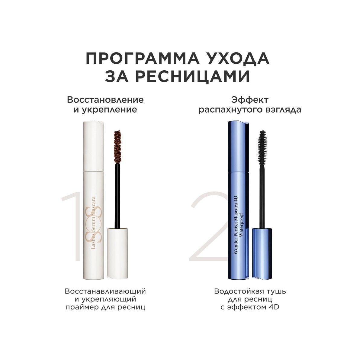 Тушь для ресниц водостойкая с эффектом 4D Wonder Perfect Mascara 4D Waterproof 01