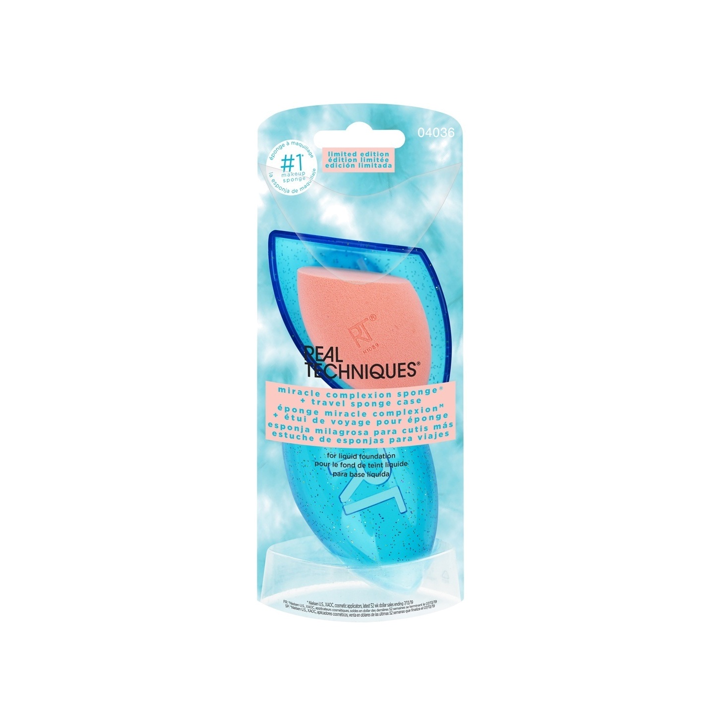 Спонж и футляр для хранения Miracle Complexion Sponge + Travel case купить в VISAGEHALL