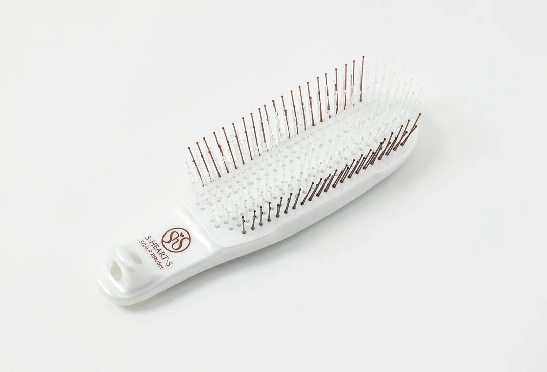 Расческа для волос массажная Scalp Brush Белая купить в VISAGEHALL
