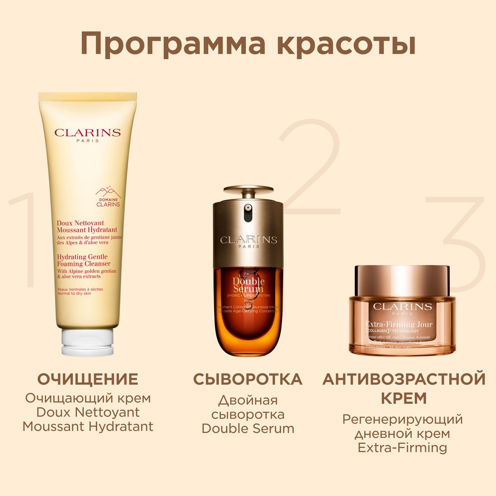 Сыворотка для лица двойная комплексная омолаживающая Double Serum