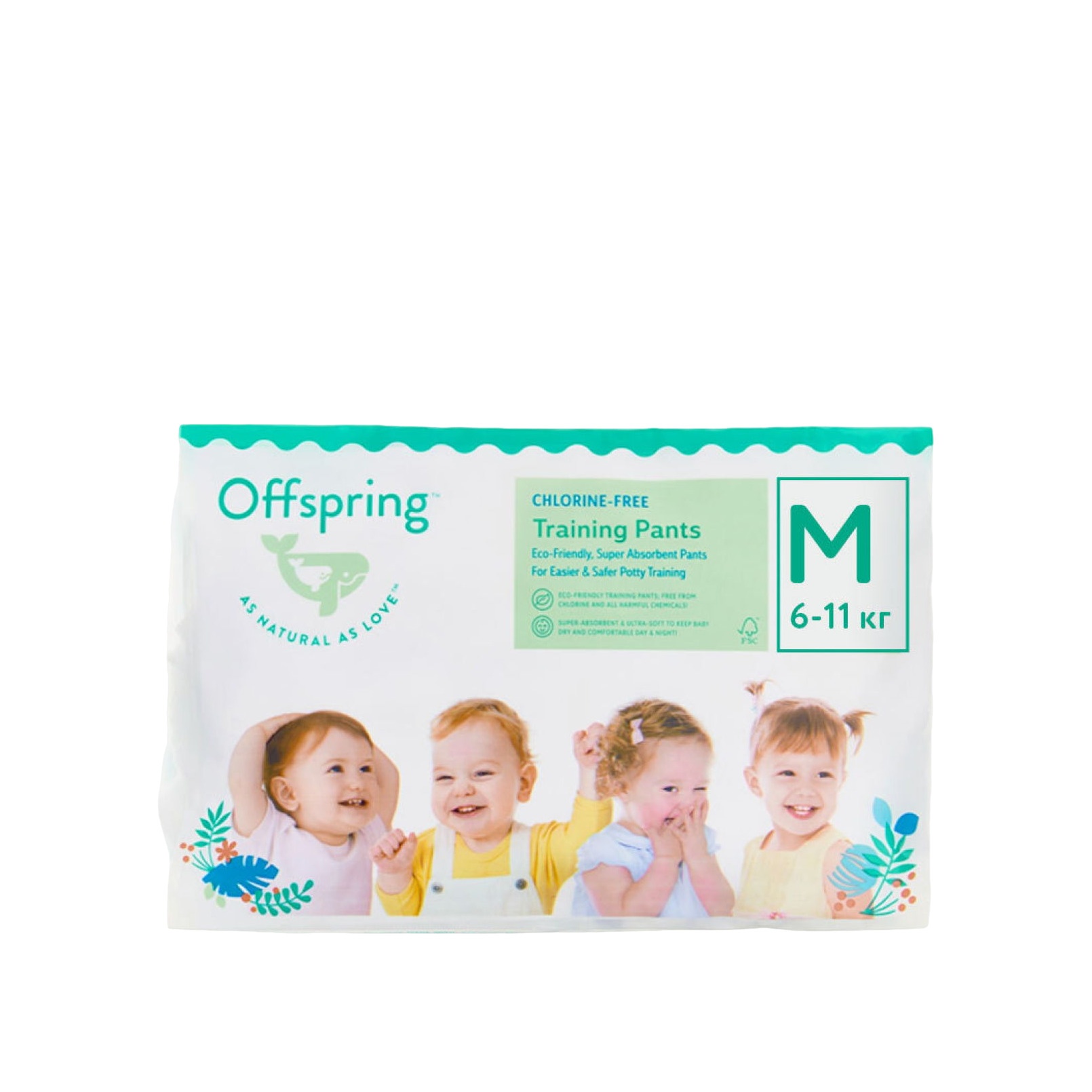 Трусики-подгузники 3 расцветки M 6-11 кг 3 шт Travel pack купить в VISAGEHALL