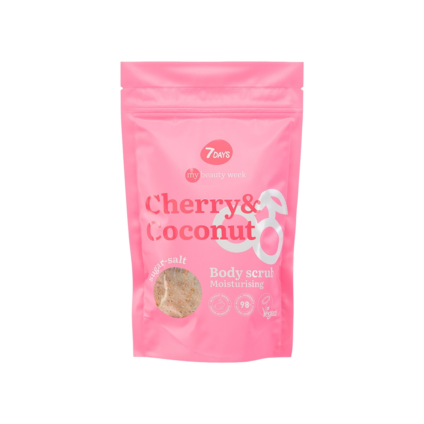 Скраб для тела сахарно-солевой увлажняющий Cherry&Coconut My Beauty Week купить в VISAGEHALL