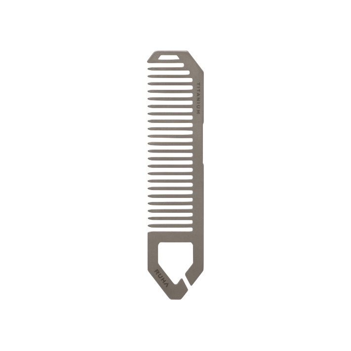 Расческа для бороды из титана купить в VISAGEHALL