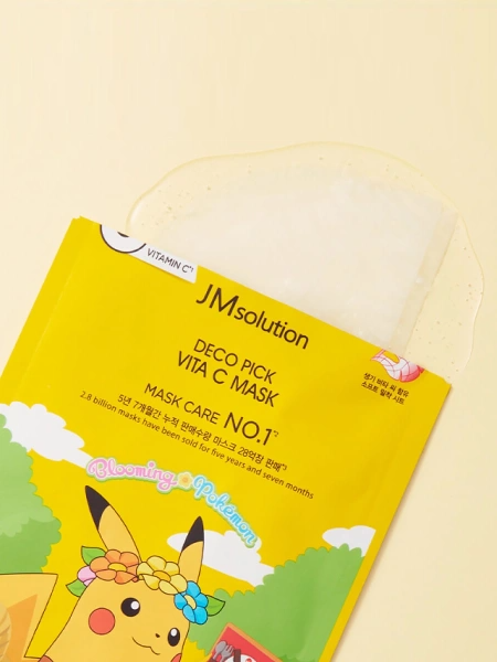Маска тканевая с витамином С для сияния кожи Deco Pick Vita C Mask купить в VISAGEHALL