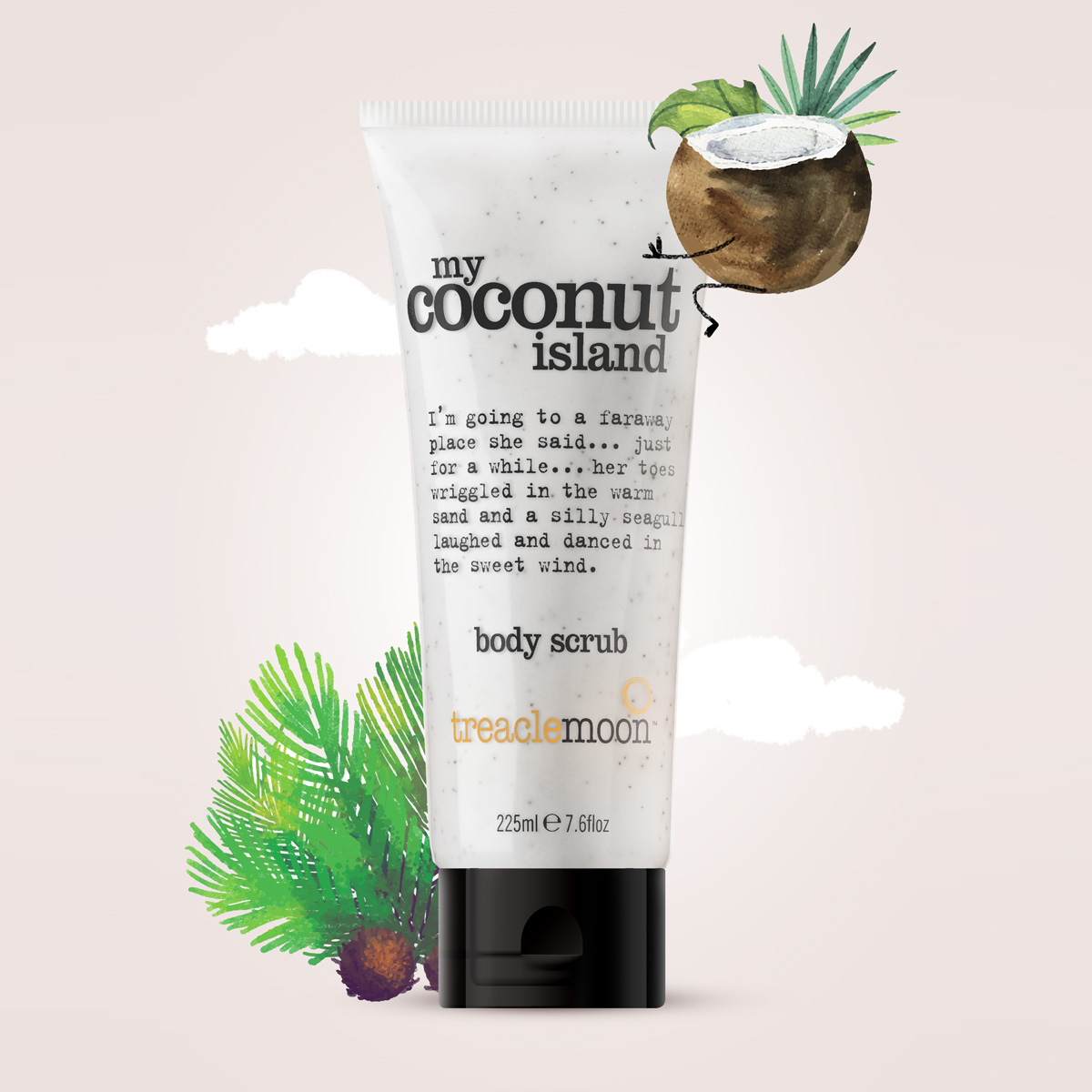 Скраб для тела Кокосовый Рай My coconut island body scrub купить в VISAGEHALL