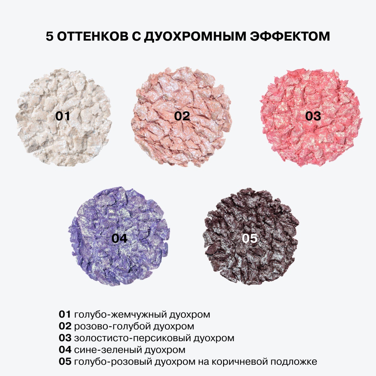 Тени дуохромные Duochrome Eyeshadow Neochrome