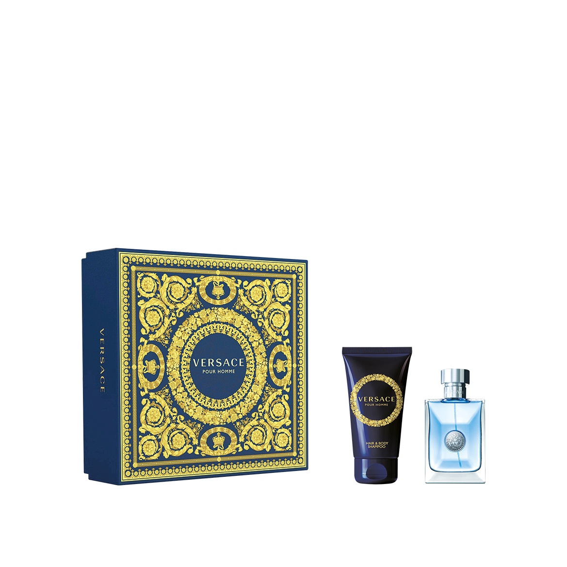 Набор Versace Pour Homme: Туалетная вода 30мл + Шампунь-гель для душа 50мл купить в VISAGEHALL