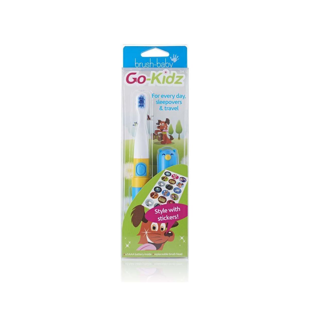 Щетка зубная звуковая Go-Kidz Blue Brush-Baby  купить в VISAGEHALL