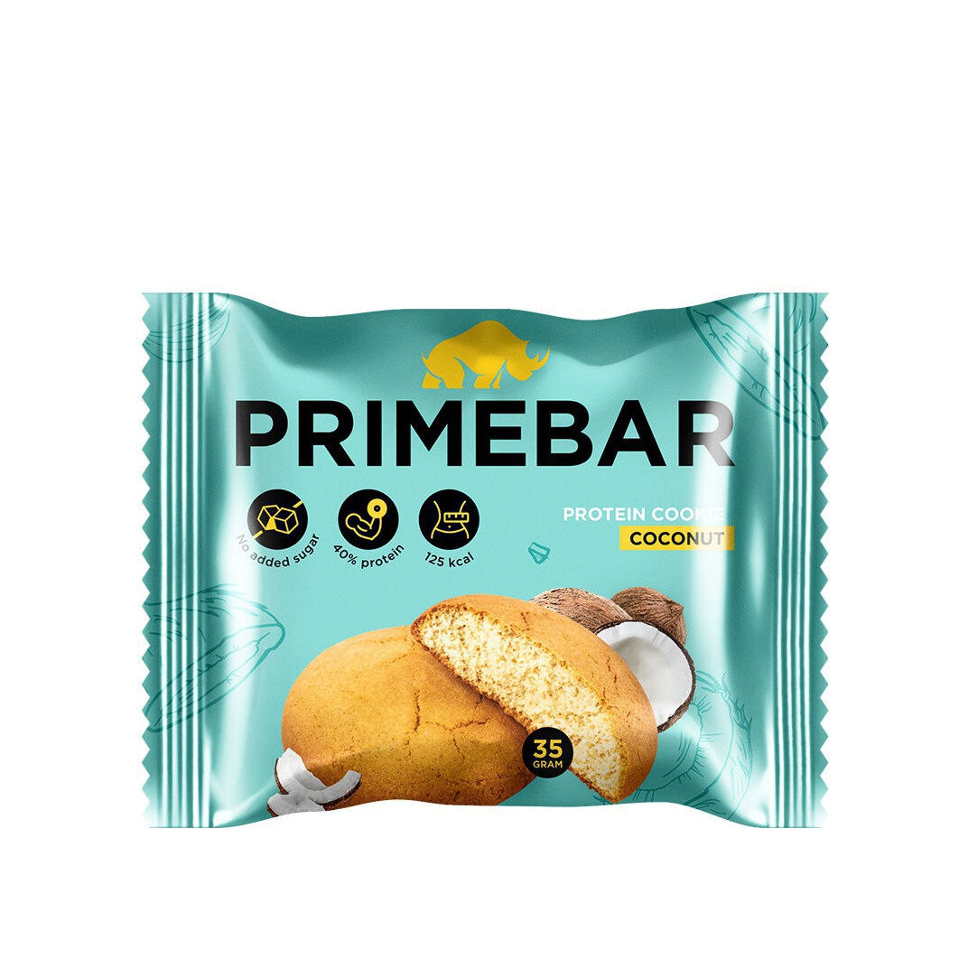 Печенье протеиновое Кокос Primebar купить в VISAGEHALL