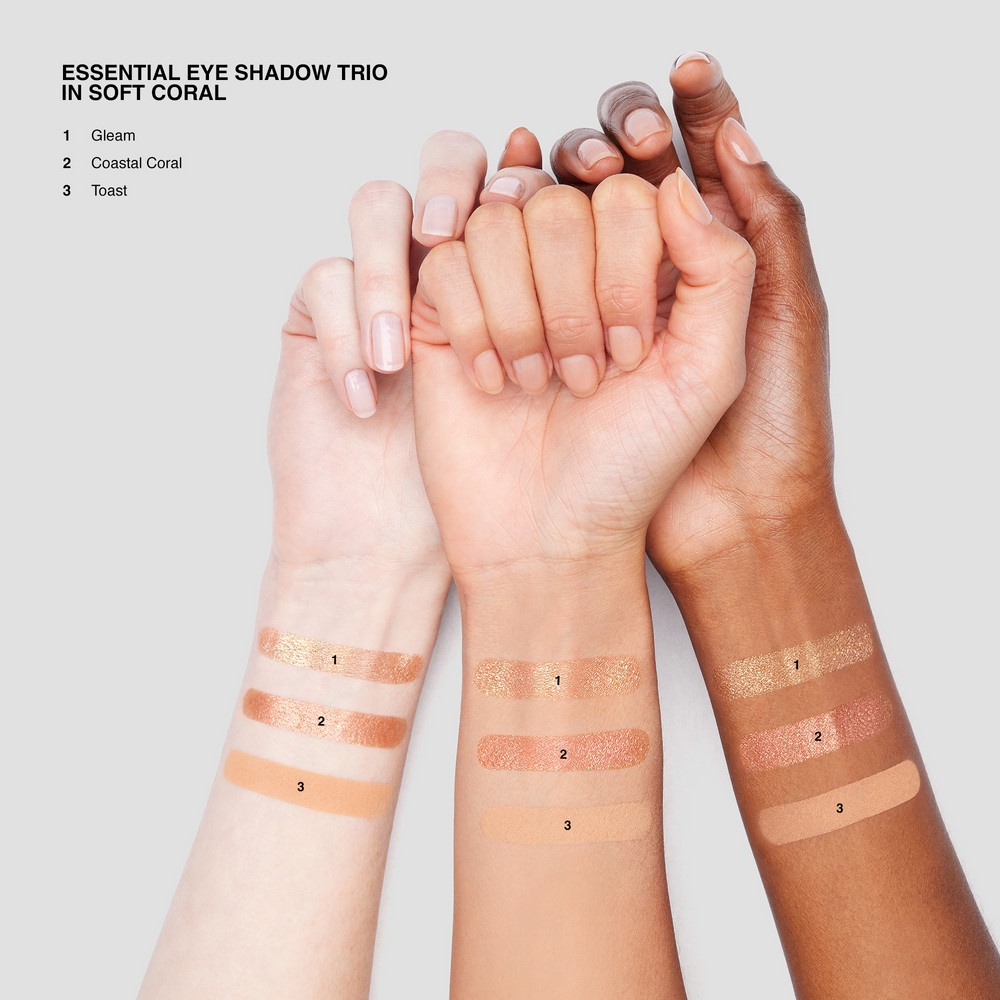 Палетка для глаз Essential Eyeshadow Trios 
