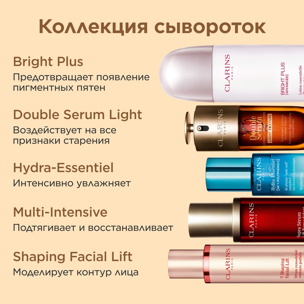 Сыворотка для лица двойная комплексная омолаживающая Double Serum