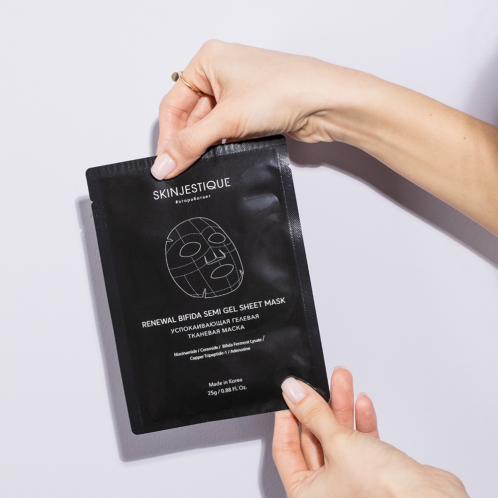 Маска гелевая успокаивающая Renewal Bifida Semi Gel Sheet Mask
