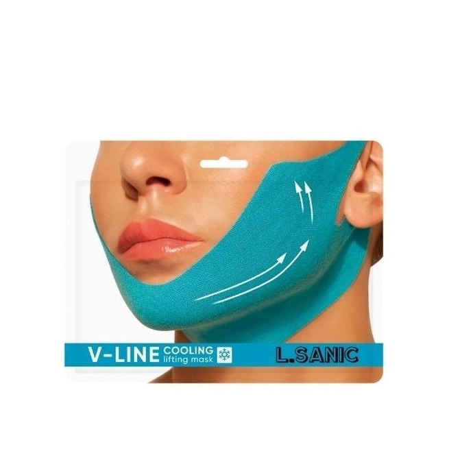 Маска-бандаж для коррекции овала лица с охлаждающим эффектом 20г