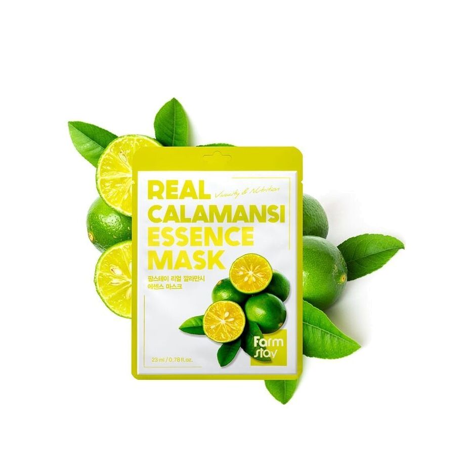 Маска тканевая для лица с экстрактом каламанси купить в VISAGEHALL