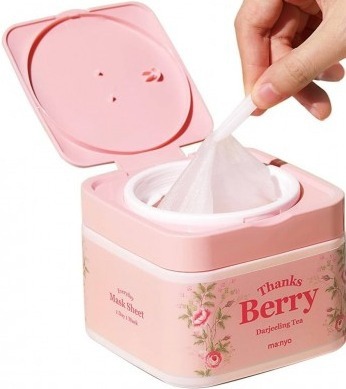 Набор тканевых масок Thanks Berry Darjeeling Tea Mask Sheet купить в VISAGEHALL