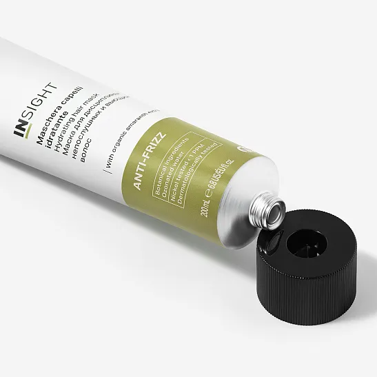 Маска для дисциплины непослушных и вьющихся волос Anti-Frizz