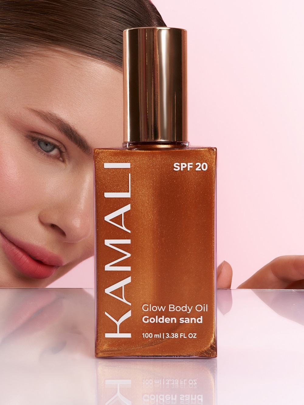 Масло для тела сияющее Золотой песок SPF20 купить в VISAGEHALL