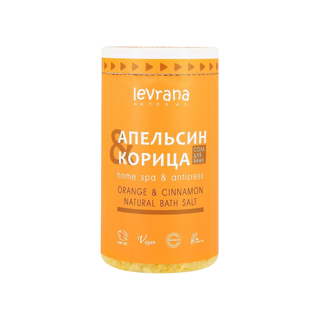 Соль для ванн с маслом апельсина и корицы  купить в VISAGEHALL