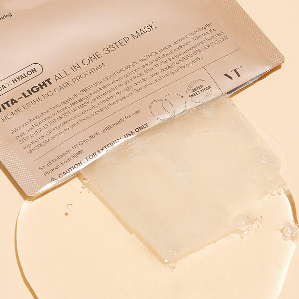 Набор трёхступенчатый для сияния кожи с витамином С Vita-Light All In One 3Step Mask купить в VISAGEHALL