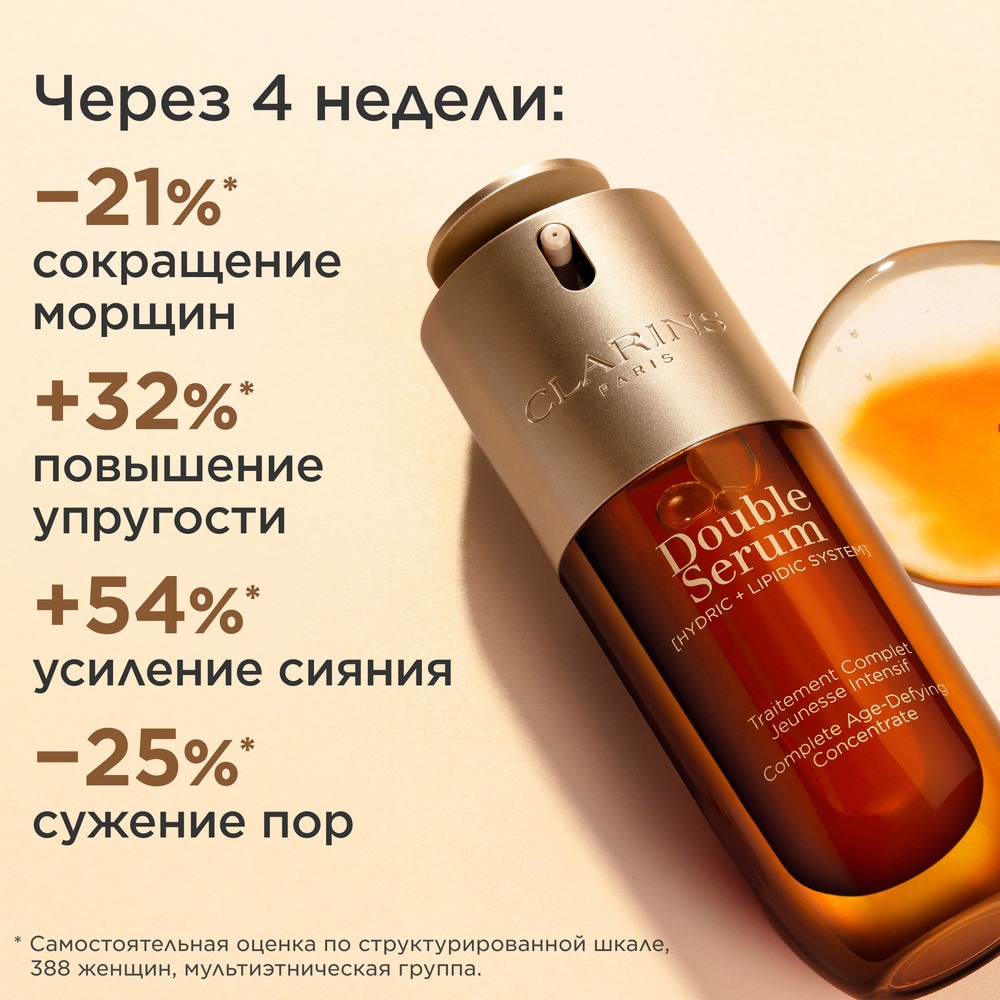 Сыворотка для лица двойная комплексная омолаживающая Double Serum