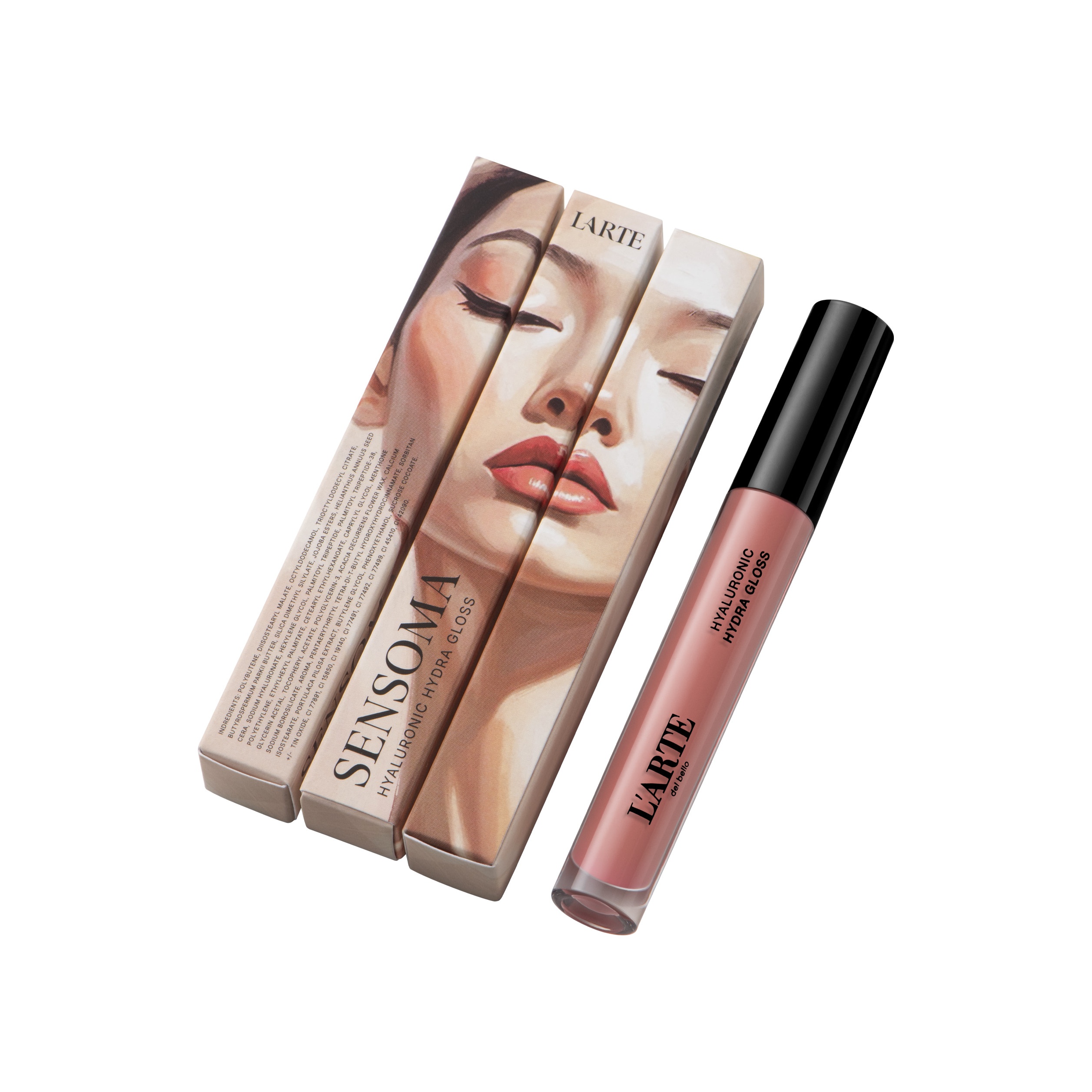Блеск для губ увлажняющий Sensoma Hyaluronic Hydra Gloss