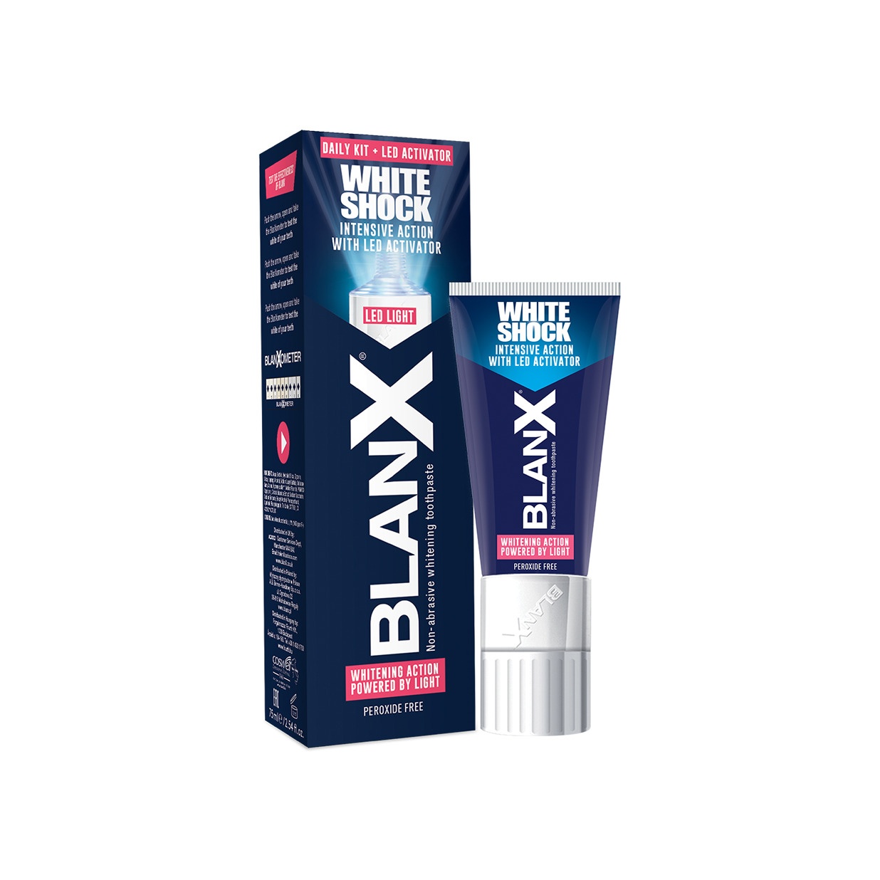 Зубная паста White Shock Blue Formula купить в VISAGEHALL