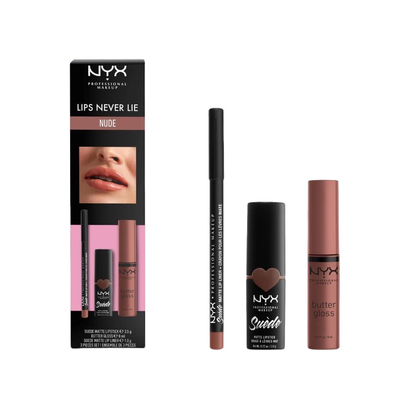 Набор для макияжа губ Lips Never Lie Nude