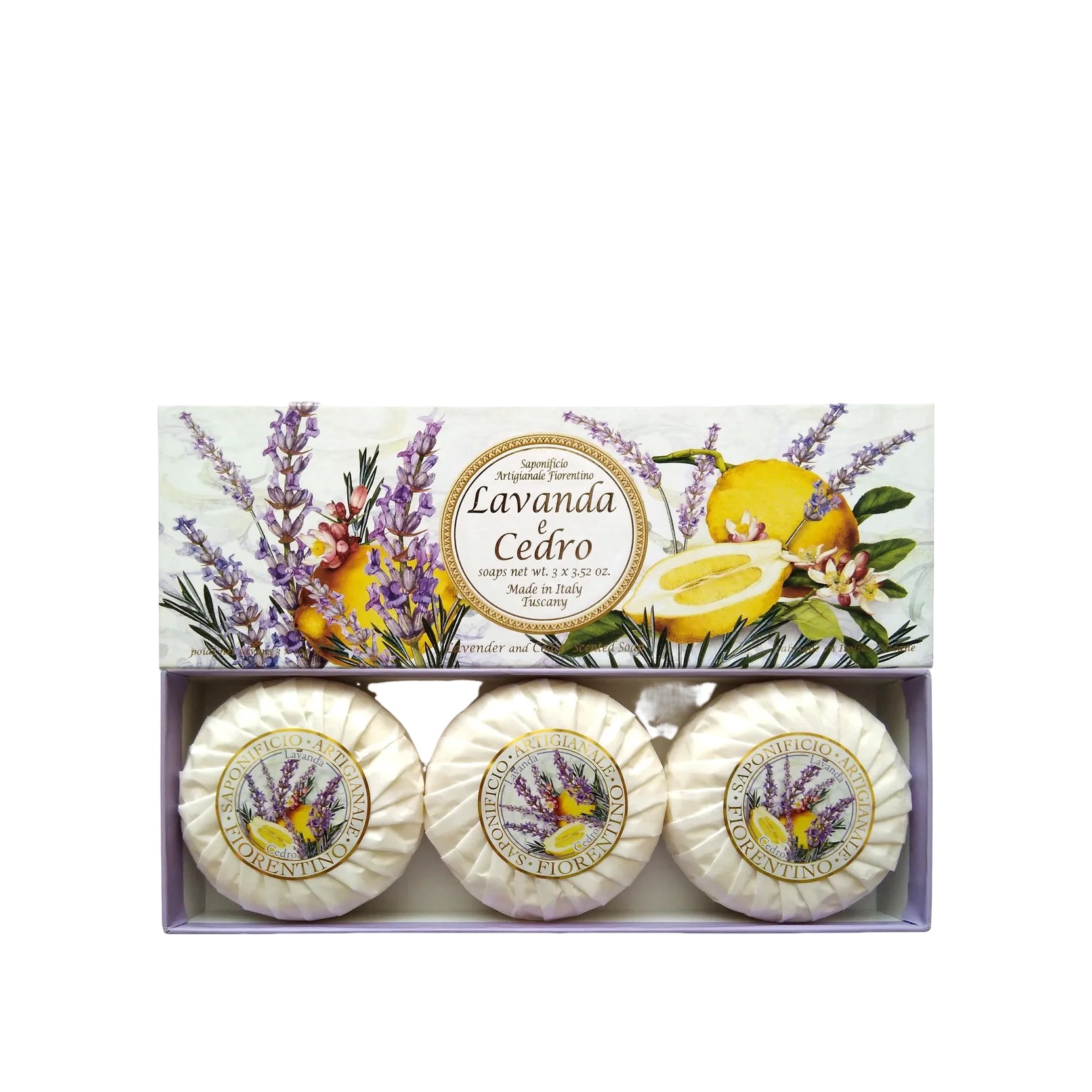 Набор мыла Lavanda e Cedro купить в VISAGEHALL