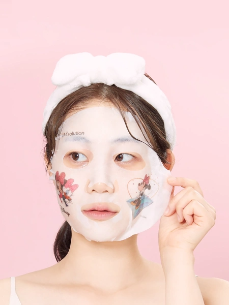 Маска тканевая с экстрактом граната Disney Selfie Nourishing Pomegranate Mask купить в VISAGEHALL