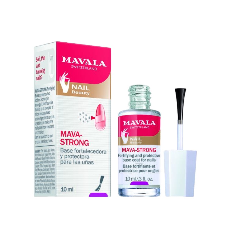 Основа укрепляющая и защитная для ногтей Mava-strong купить в VISAGEHALL