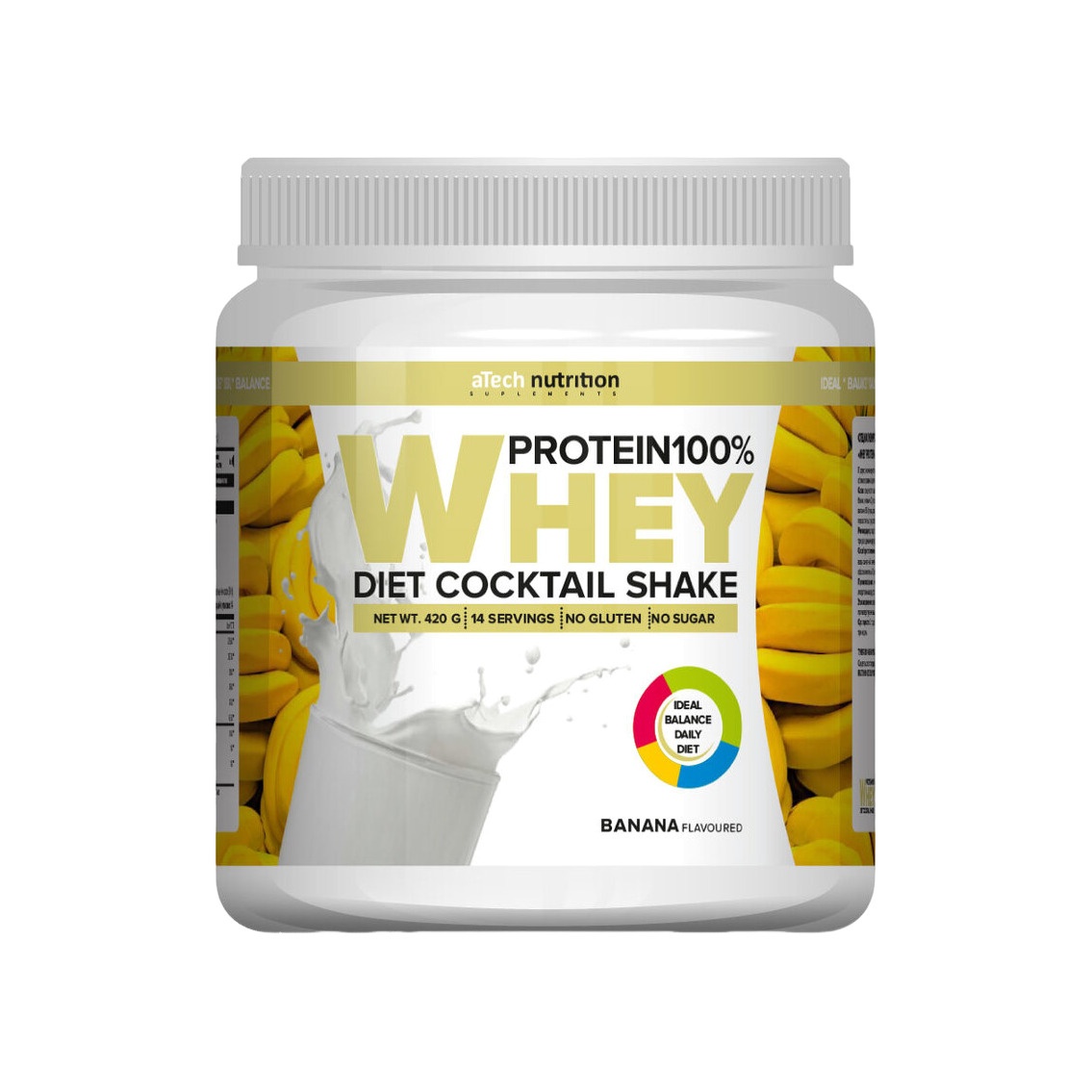 Коктейль белковый со вкусом банана Whey Protein купить в VISAGEHALL