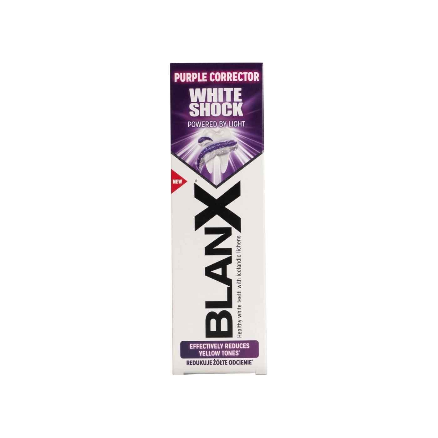 Зубная паста отбеливающая White Shock Purple Corrector