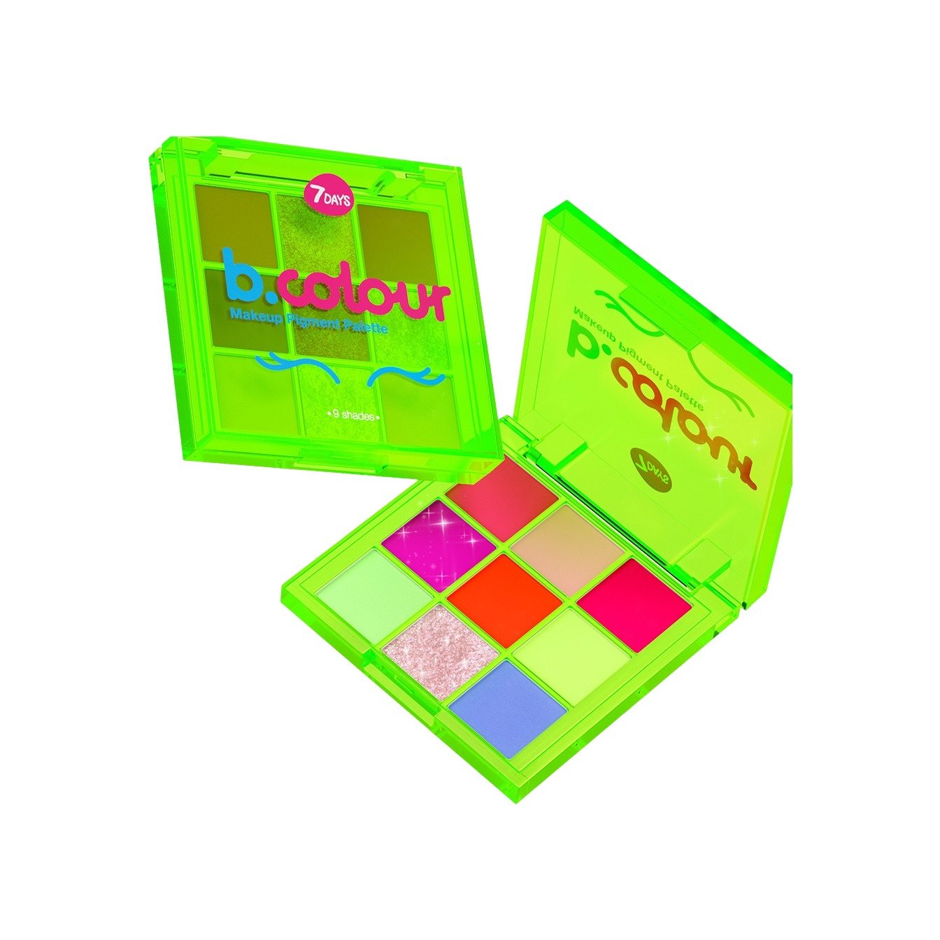Палетка пигментов для макияжа UVglow B.Colour купить в VISAGEHALL