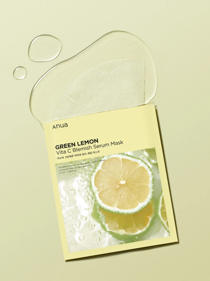 Набор Маска тканевая Green Lemon Vita C Blemish Serum купить в VISAGEHALL