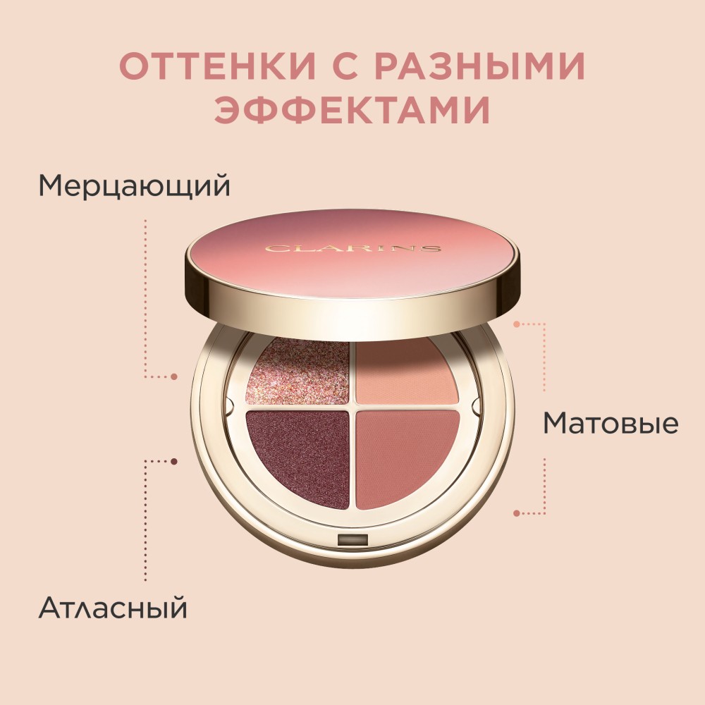 Тени для век четырехцветные Ombre 4 Couleurs
