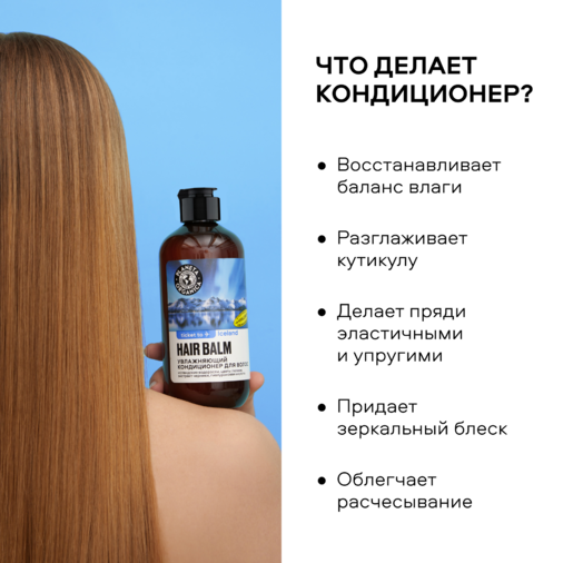 Кондиционер для волос Увлажняющий Ticket to Iceland купить в VISAGEHALL