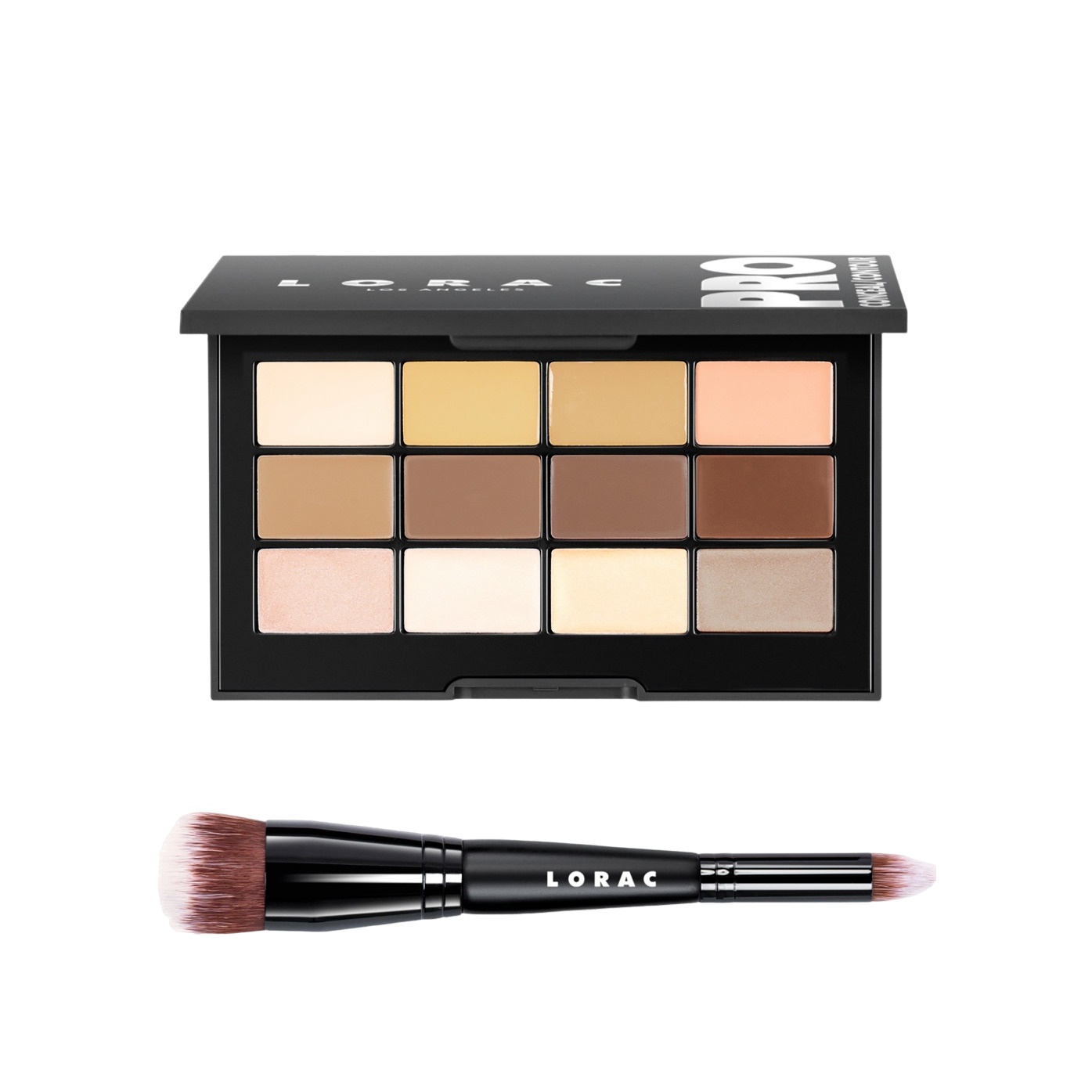 Набор: Палетка консилеров и контуринга + Кисть Make up Brush купить в VISAGEHALL