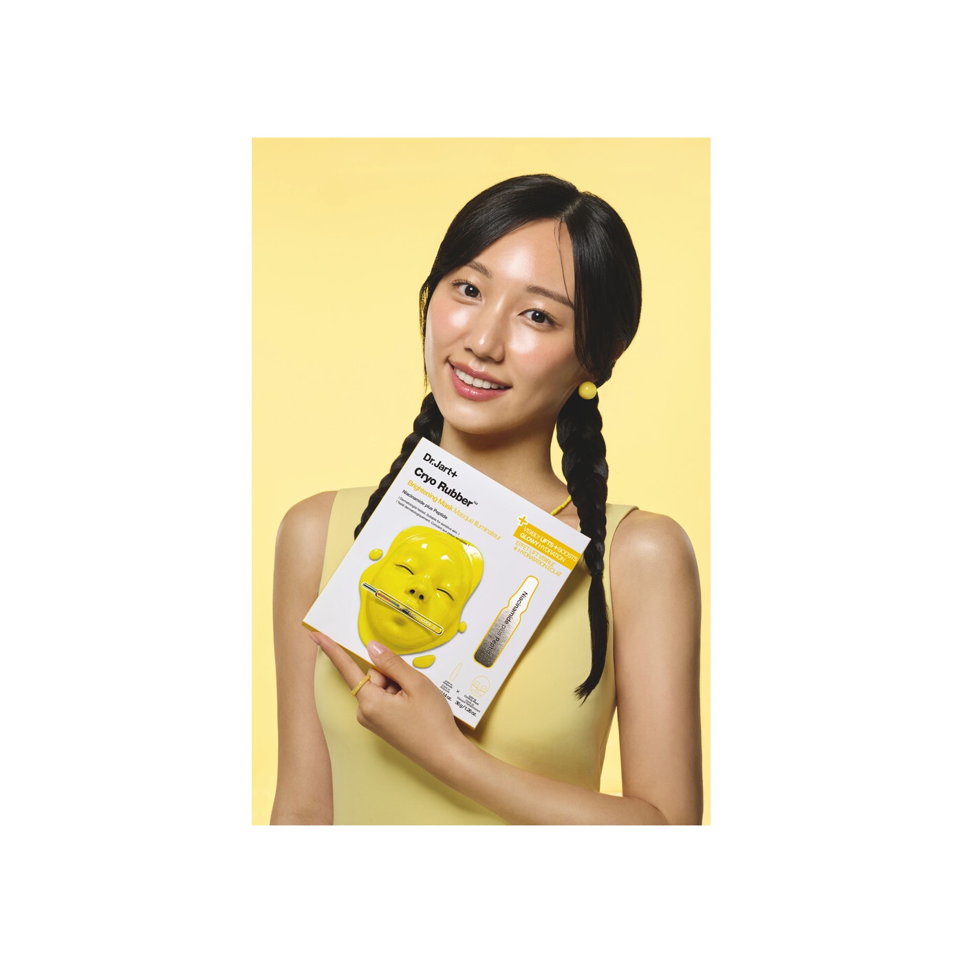 Крио-маска выравнивающая с ниацинамидом и пептидом Cryo Rubber  купить в VISAGEHALL