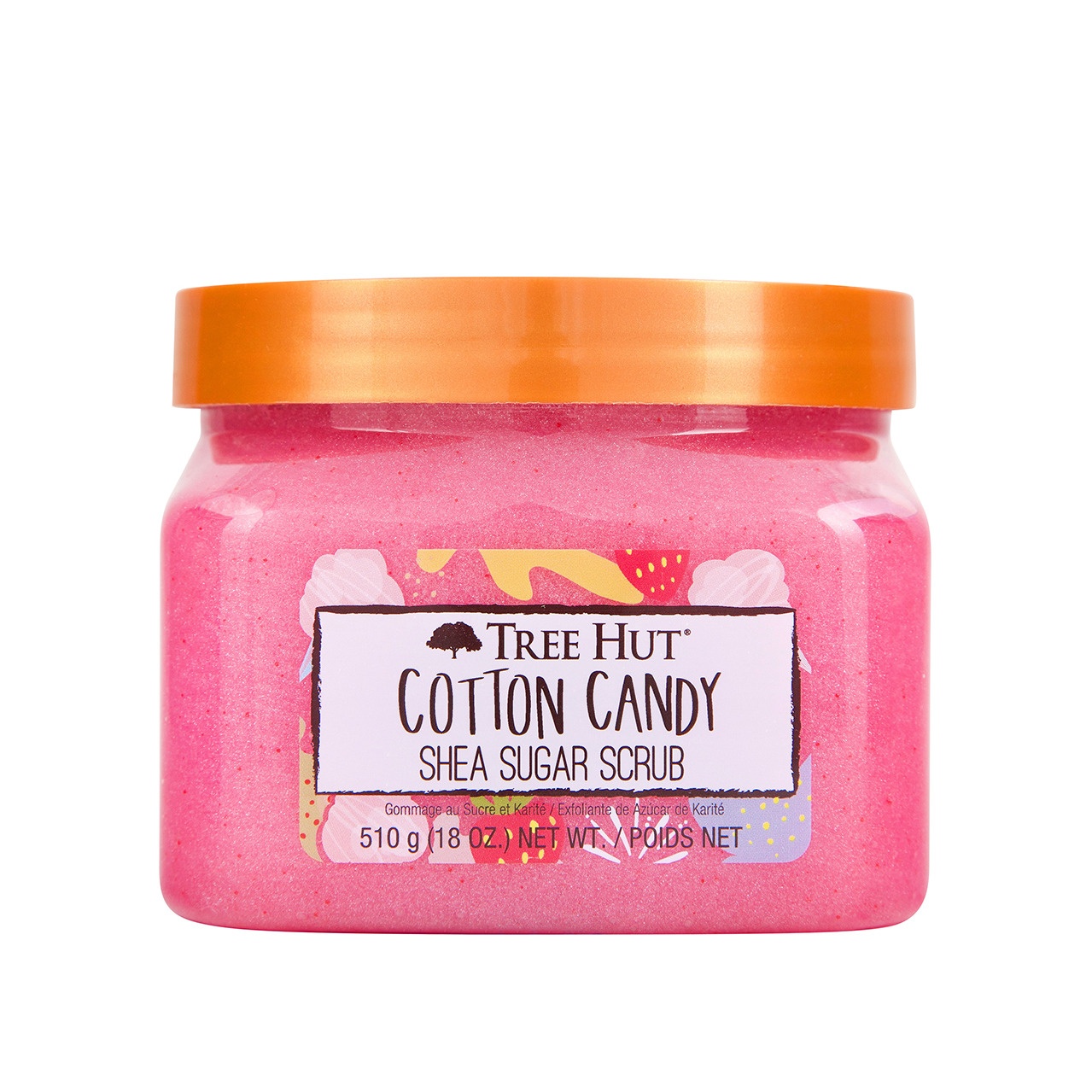 Сахарный скраб для тела с шиммером c ароматом сладкой ваты Cotton Candy купить в VISAGEHALL