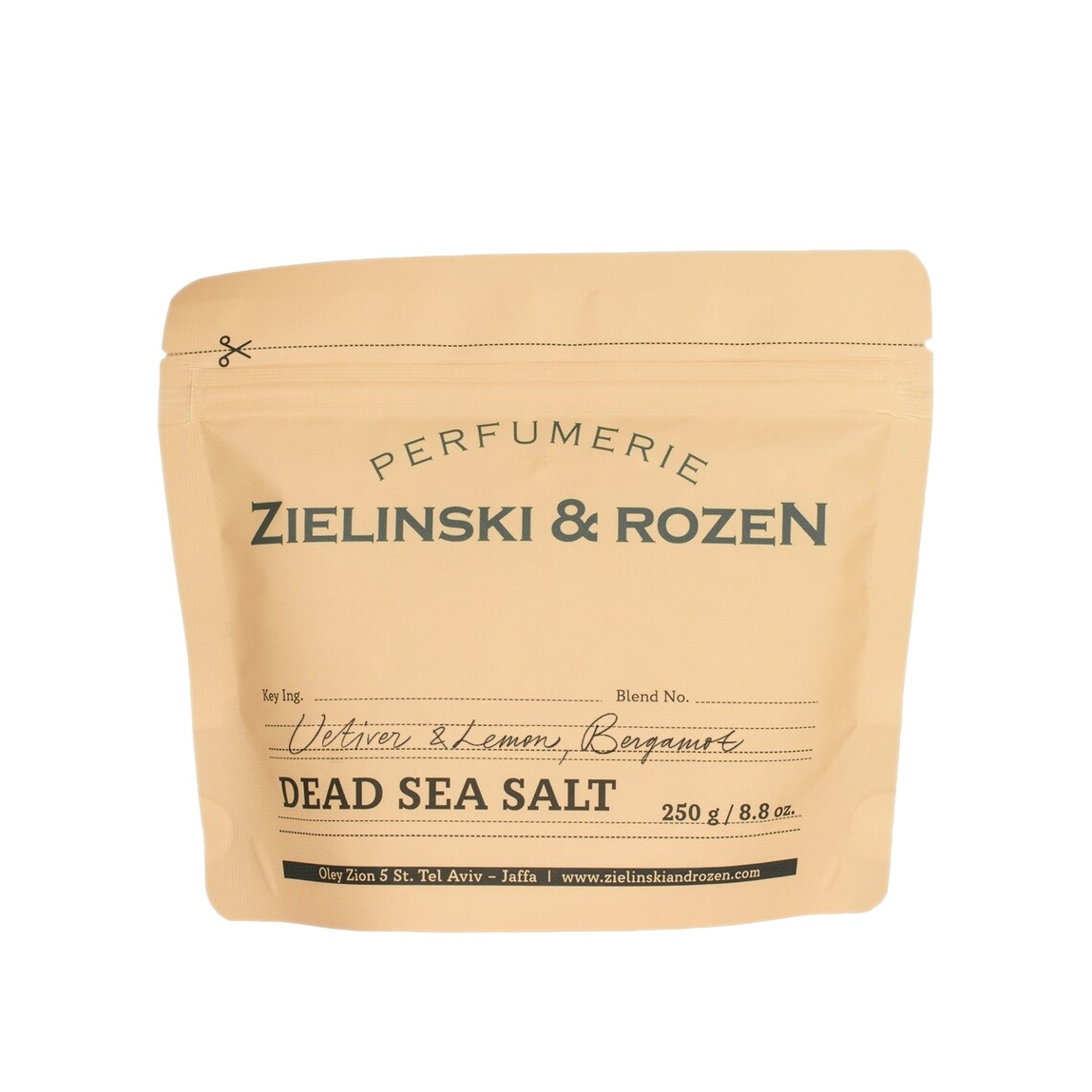 Соль Мертвого моря Ветивер, Лимон купить в VISAGEHALL