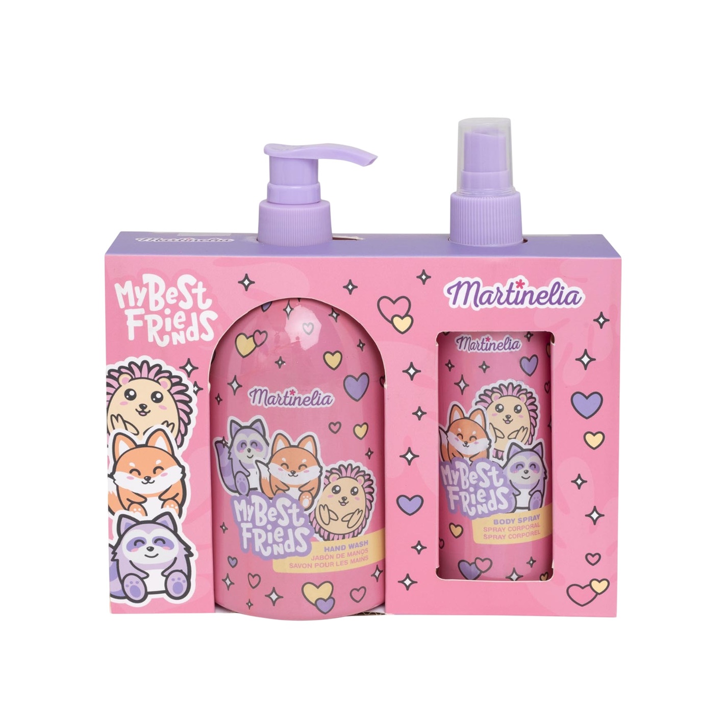 Набор My Best Friends детское мыло для рук, спрей для тела Martinelia купить в VISAGEHALL