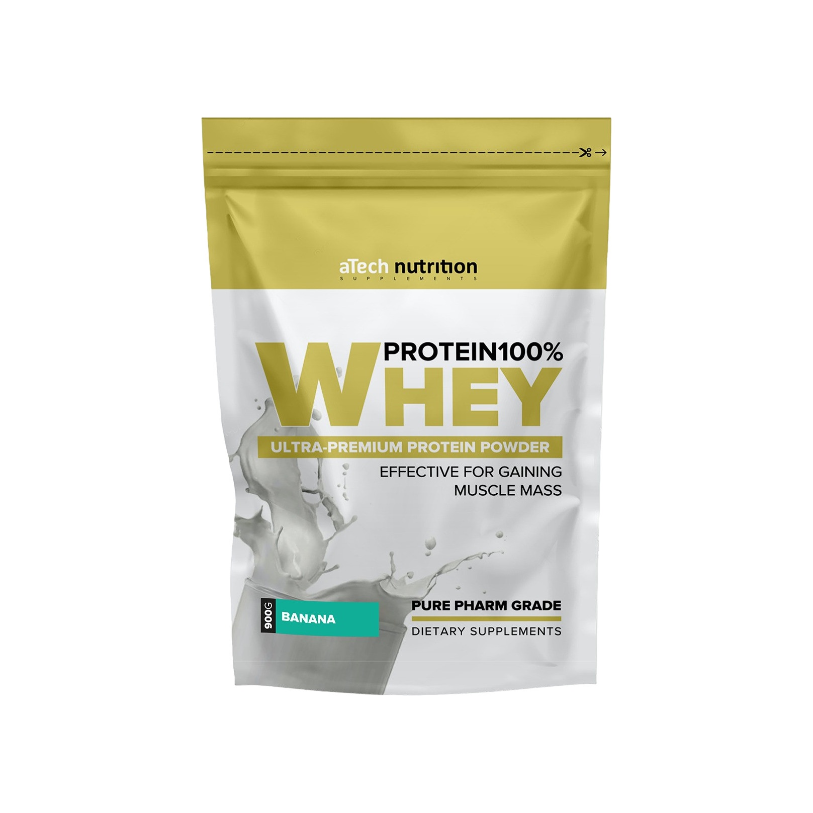 Протеин cывороточный банан Whey Protein 100%  купить в VISAGEHALL