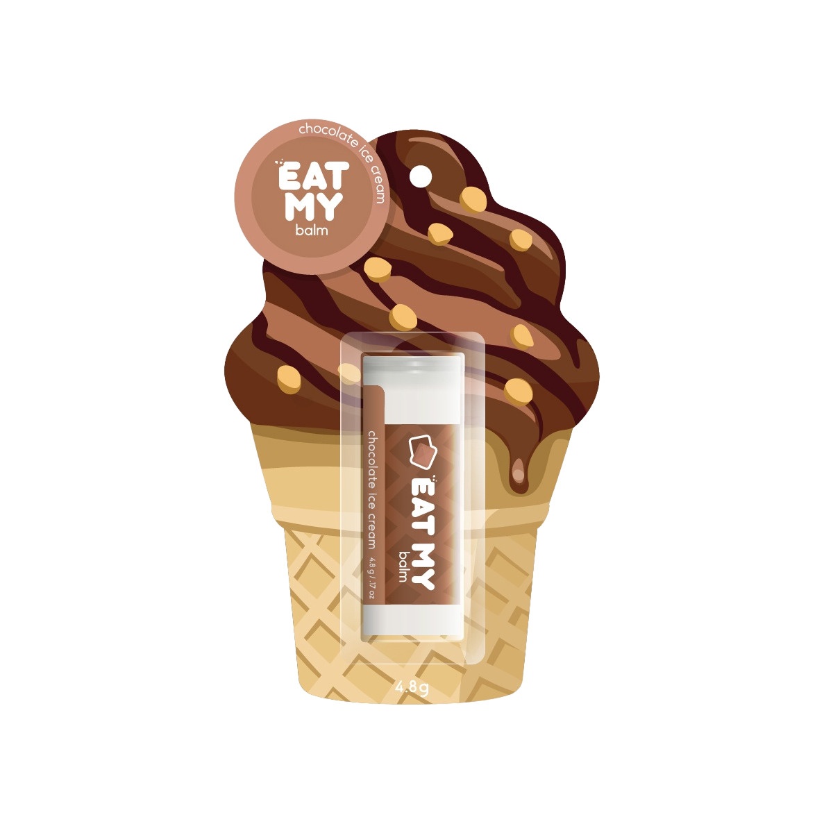 Бальзам для губ Шоколадный пломбир купить в VISAGEHALL