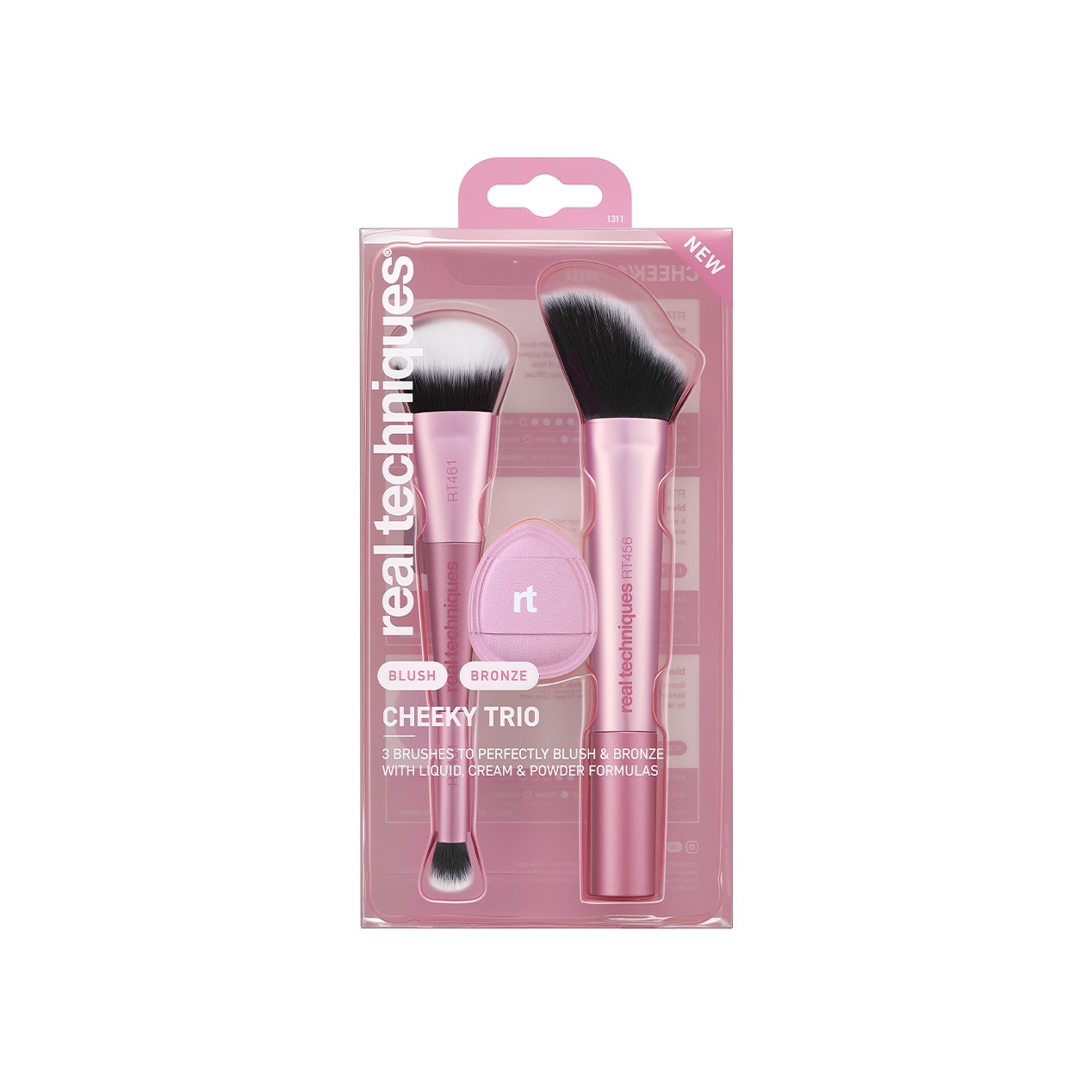 Набор кистей и мини-спонж для макияжа Cheeky Trio Set купить в VISAGEHALL