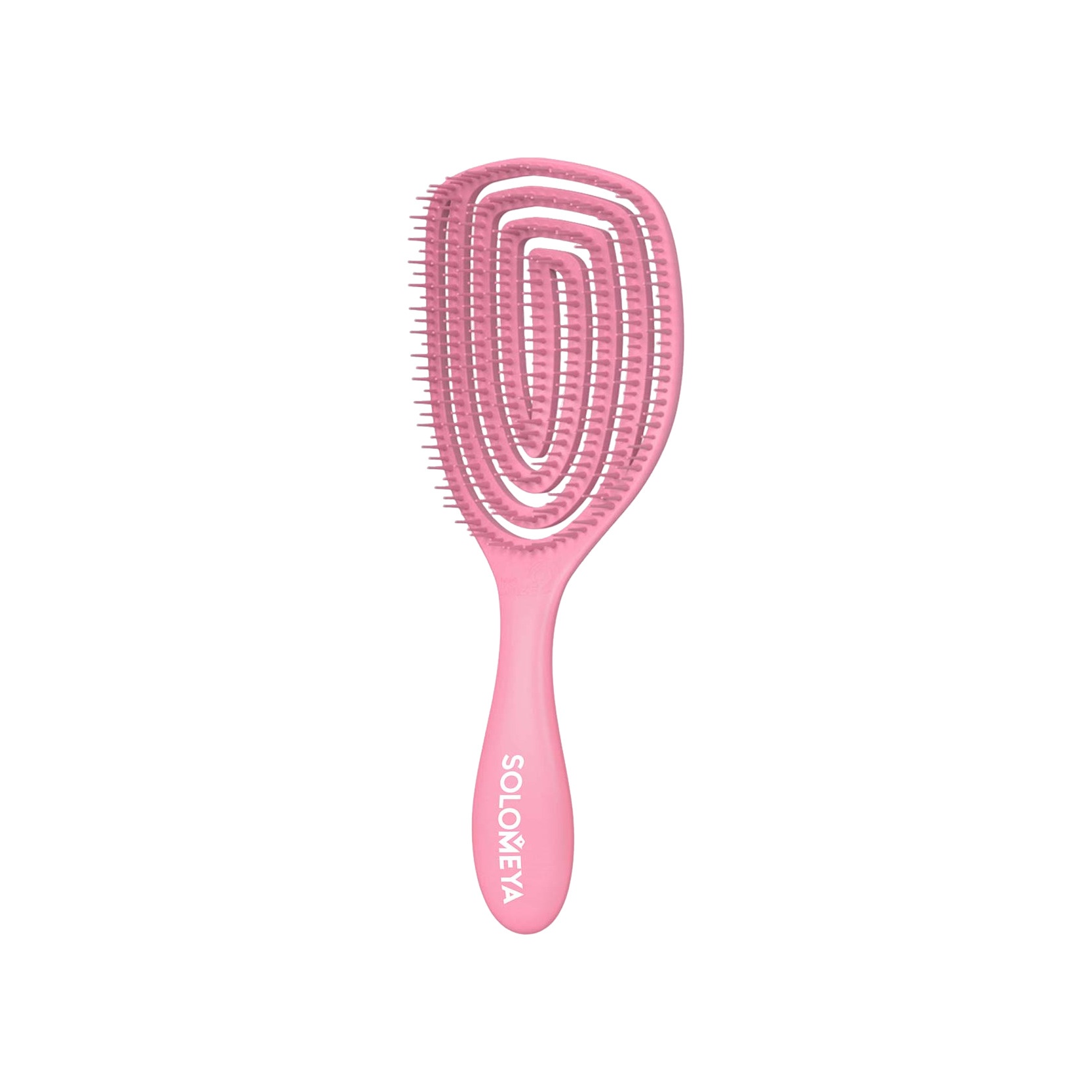 Расческа для сухих и влажных волос Wet Detangler Brush Oval Strawberry купить в VISAGEHALL