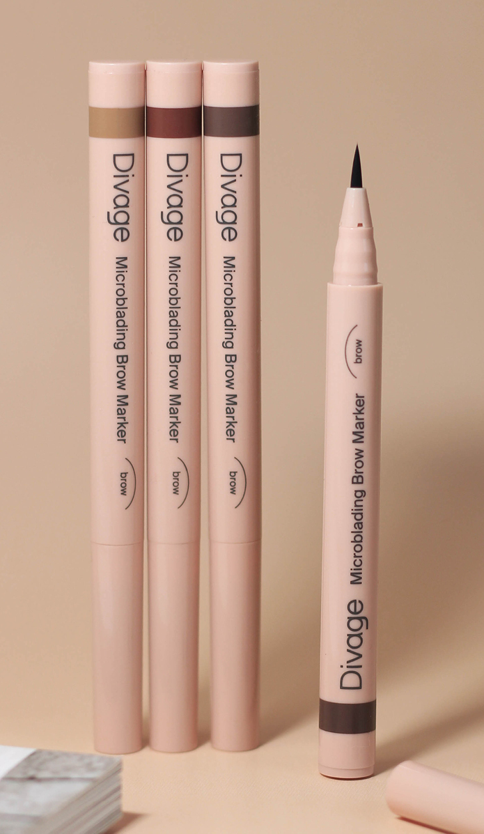 Маркер для бровей стойкий с эффектом Microblading