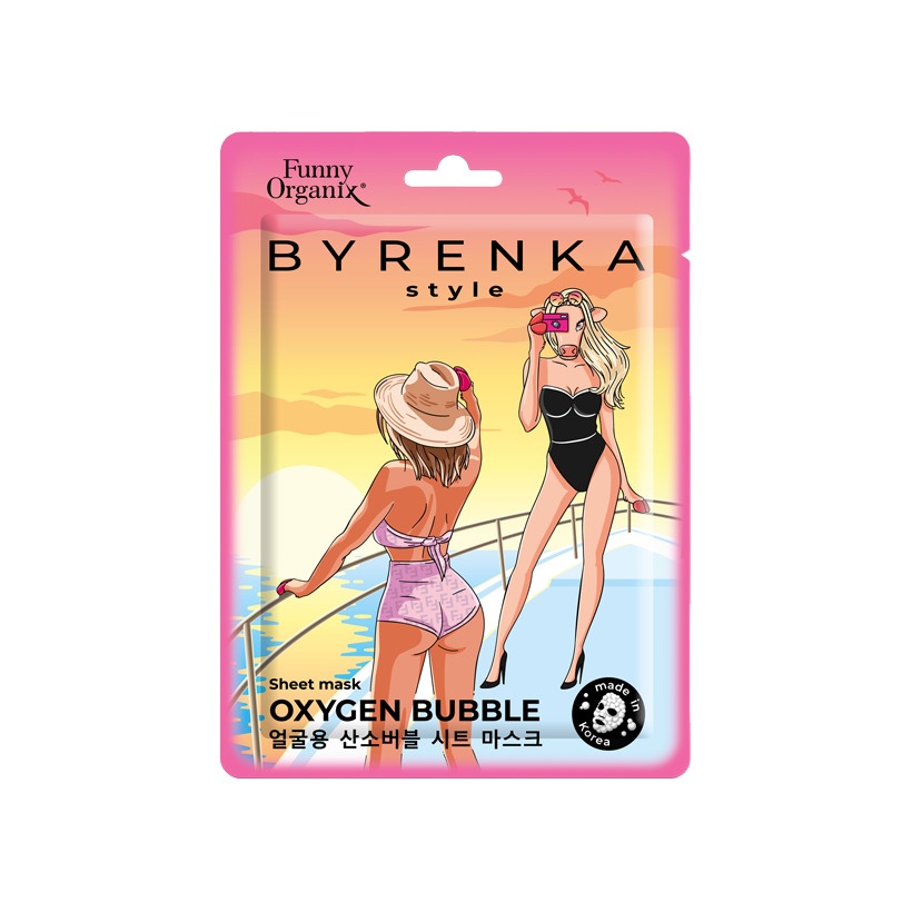 Маска для лица тканевая кислородная Oxygen Bubble купить в VISAGEHALL