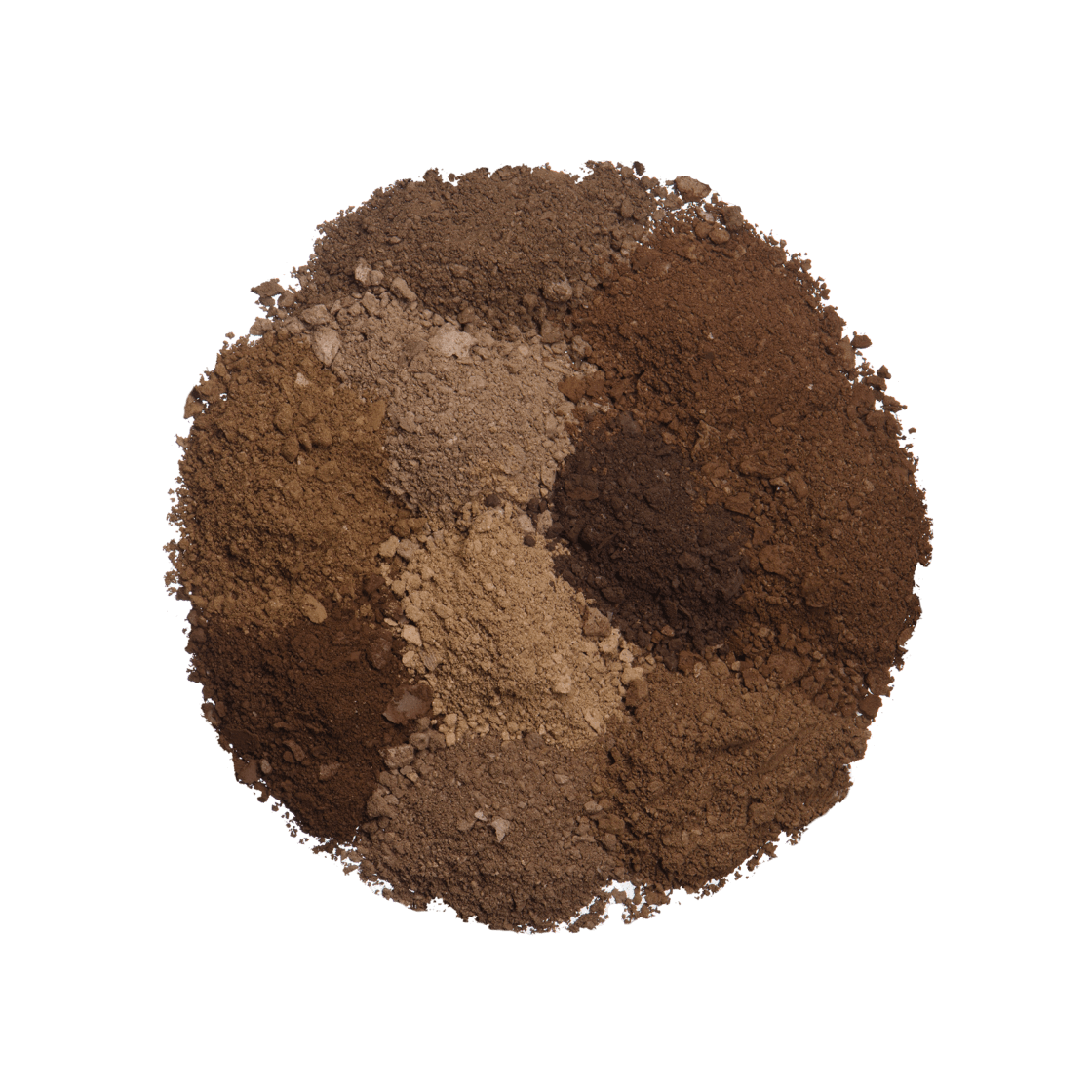 Палитра теней для бровей 10 оттенков П74 купить в VISAGEHALL