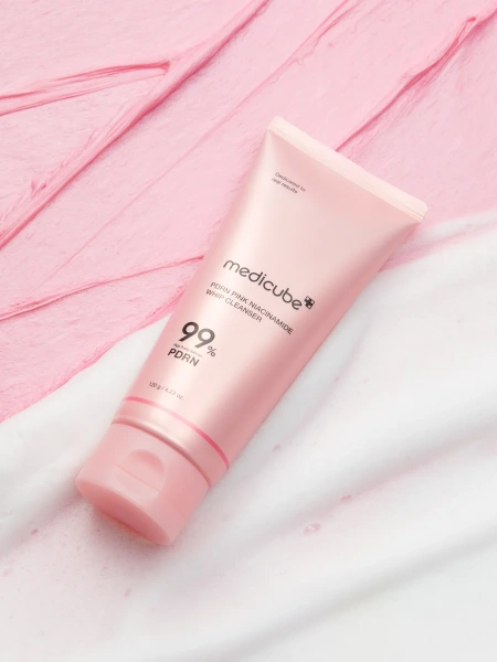 Пенка для умывания с ПДРН PDRN Pink Niacinamide Whip Cleanser купить в VISAGEHALL