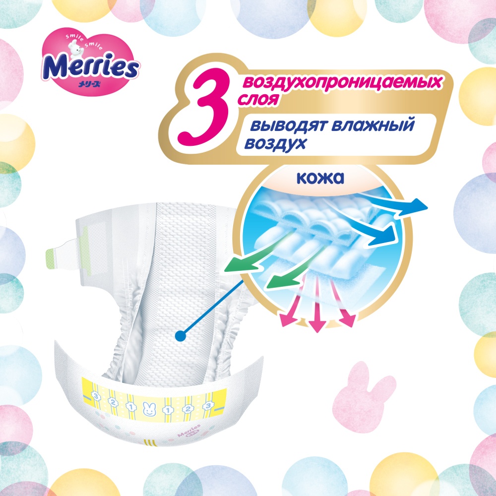 Подгузники для детей с малым весом NB XS купить в VISAGEHALL